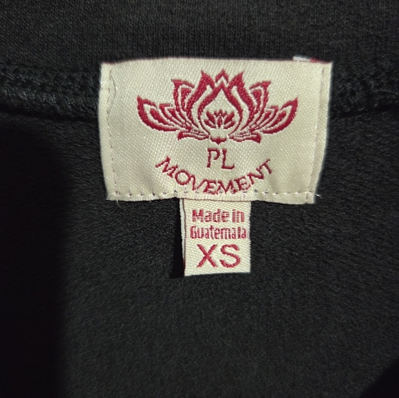 Pink Lotus Sweatshirt Black/Pink Wms Small Start Your Journey NWT - Picture 3 of 9